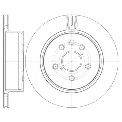 Гальмівний диск REMSA 61255.10 Вінниця - фото 1