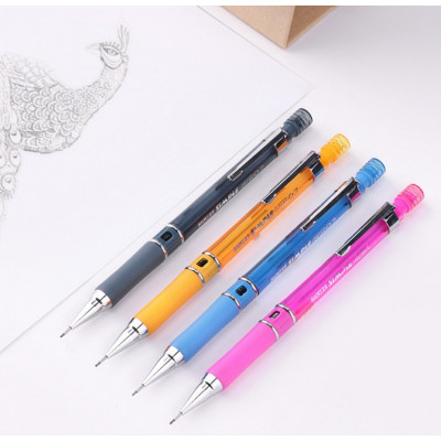 Карандаш механический Baoke НВ 0,7 мм, с гриппом, с ластиком, ассорти (PENCIL-BAO-ZD144) Винница - изображение 3