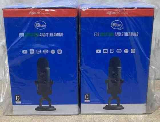 Микрофон студийный/ для ПК : Blue Microphones Yeti Blackout Киев