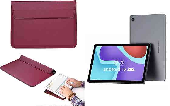 Чохол-конверт VitoCase для ALLDOCUBE iPlay 50, iPlay 50 Pro, з функцією підставки для планшета Бордовий Київ