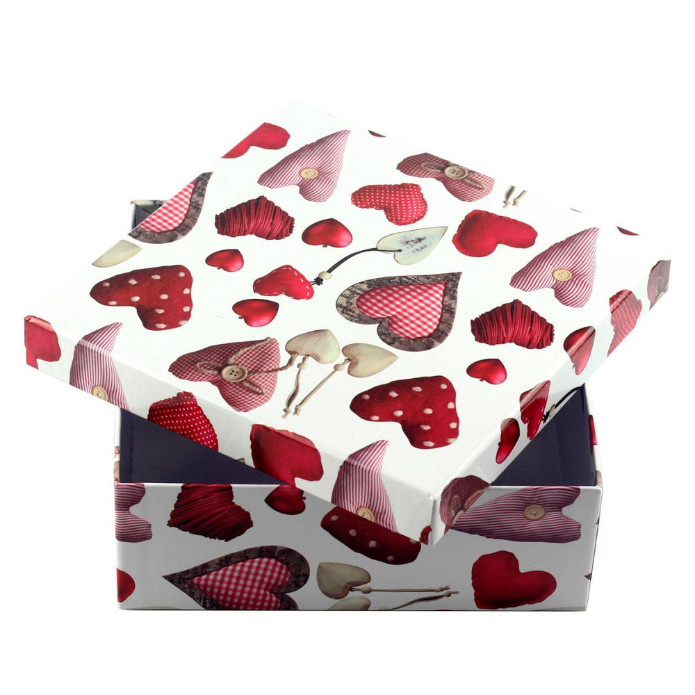 Коробка подарункова ООТВ Heart 20 х 20 х 7,5 см Рівне - фото 2