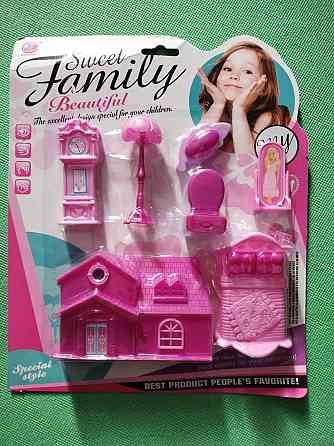 Набір меблів для лялькового будиночка, пластик, вік від 3-х років Київ