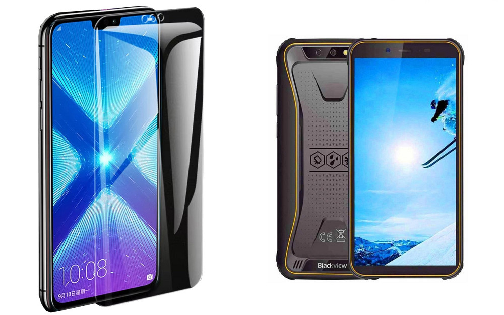Захисне скло NeoGlass для Blackview BV5500, BV5500 Plus, BV5500 Pro – надпрозоре та стійке Київ - фото 2