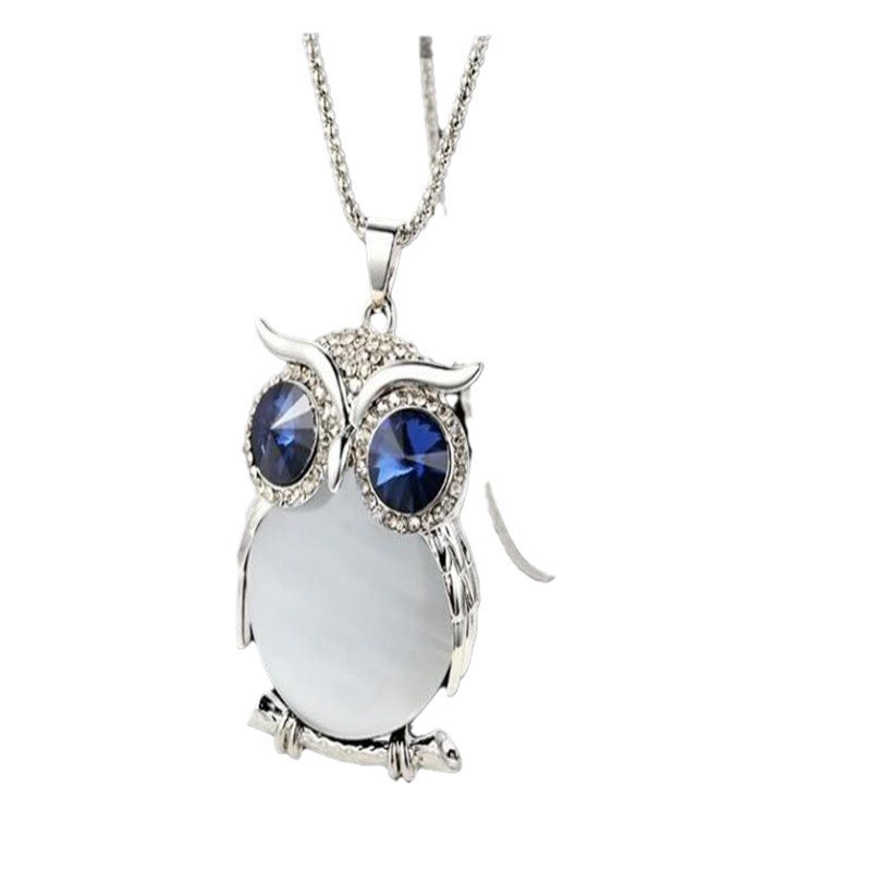 Подвеска Сова с цепочкой женская 70 см разноцветный Киев - изображение 5