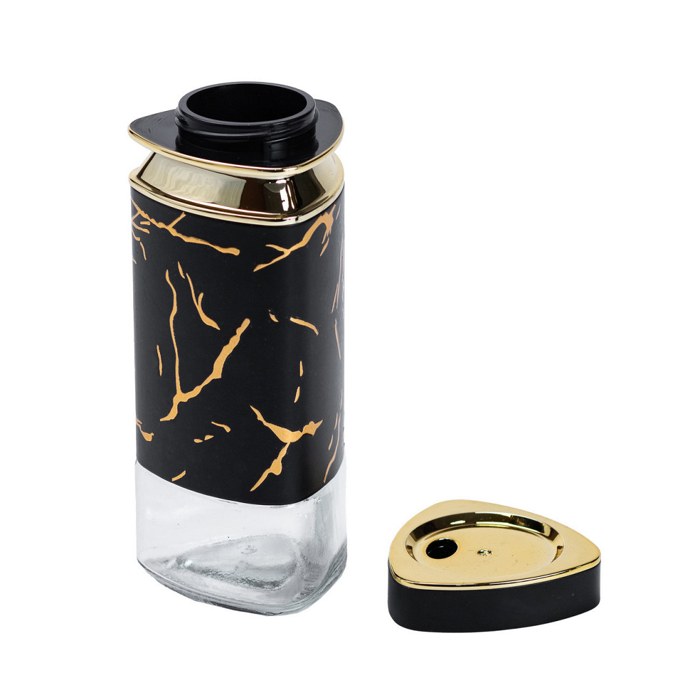 Ємність для спецій скляна 120 мл чорна HP1352 Київ - фото 3