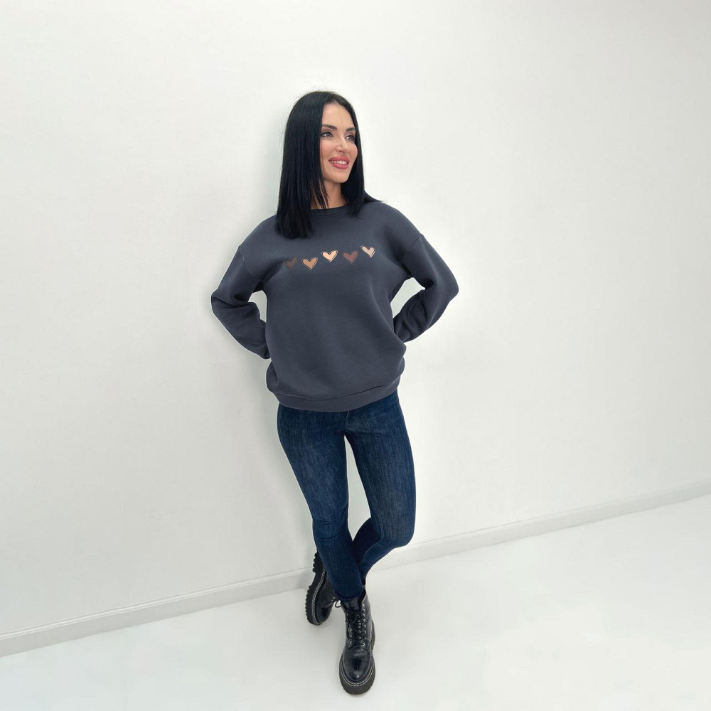 Жіночий базовий батник на флісі "Wanda" Турція оптом | Батал Київ - фото 6