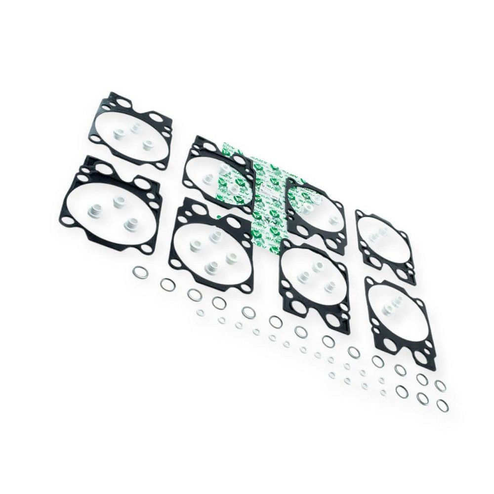 Прокладка маленький камаз (3 наим.,1метал) черный евро двигателя Мукачево - изображение 1