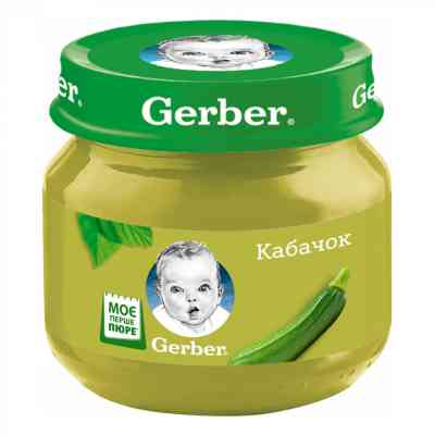 Детское пюре Gerber Кабачок 80 г (7613287348036) Винница