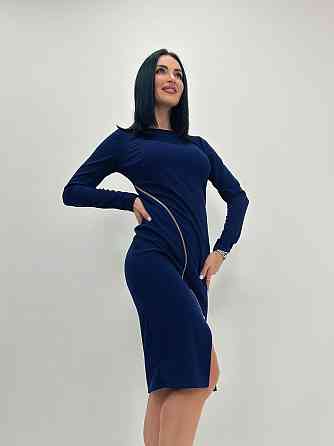 Элегантное платье с молнией 