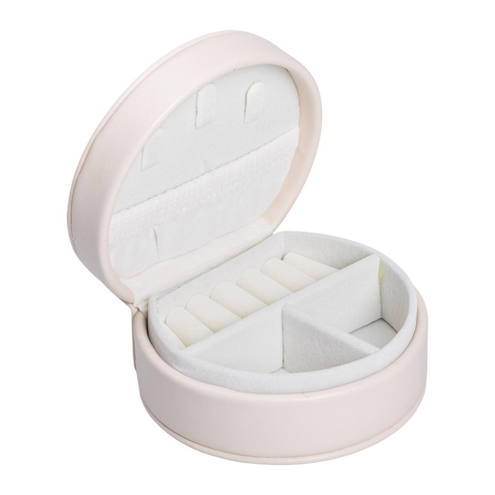 Скринька для прикрас з еко шкіри 10×9×4.5 см ​​органайзер для ювелірних виробів HP-5-31BE Київ - фото 1