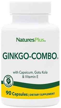 Гінкго білоба Nature's Plus Ginkgo-Combo 90 капсул Київ