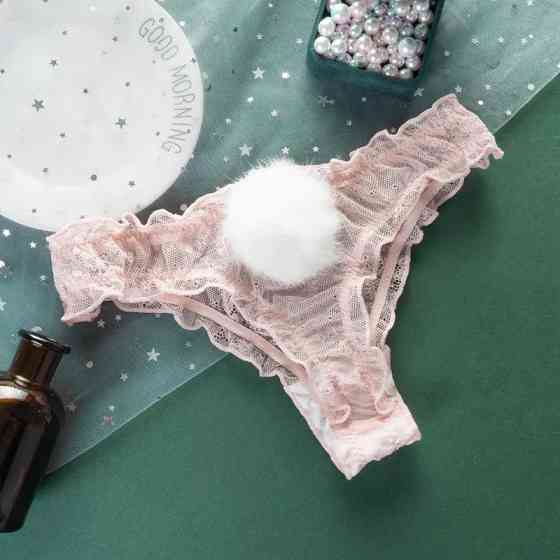 Трусики з хвостиком рожеві - розмір 42-46, хвостик знімається Київ