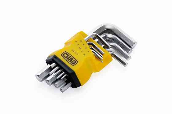 Набор ключей шестигранных средних CrV (9шт) Харьков