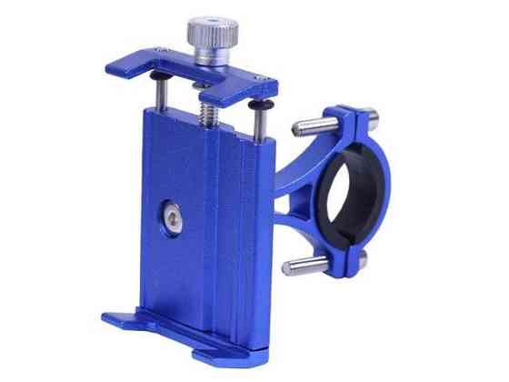 Держатель телефона HFCM-13 (крепление на руль), алюминий, синий Мукачево