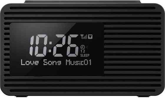 Радіобудильник Panasonic RC-D8EG-K чорний DAB+/FM USB зарядка 2 будильника snooze таймер 10 улюблених станцій світлодіодний Київ