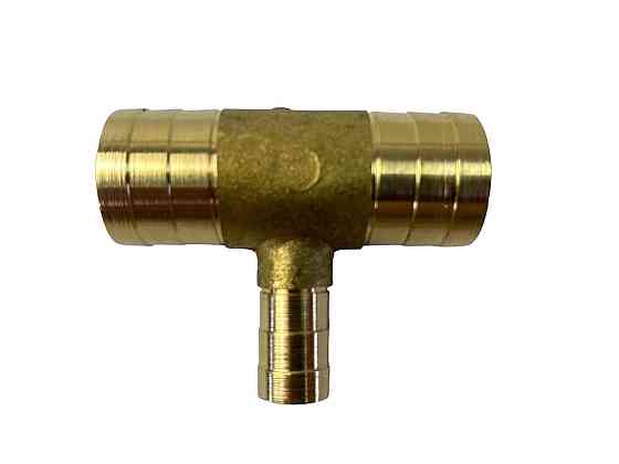 Перехідник шлангів обігрівача (D 20х10х20) латунь (трійник) Мукачево