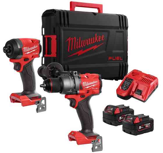 Набір з двох інструментів безщіткових Milwaukee M18FPP2A3-502X, 4933480873 , (комбінований дриль M18FPD3, ударний шуруповерт M18 Одеса