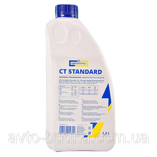 Антифриз Cartechnic G11 Standard концентрат 1.5 л Синій CART999 1.5L Киев - изображение 1