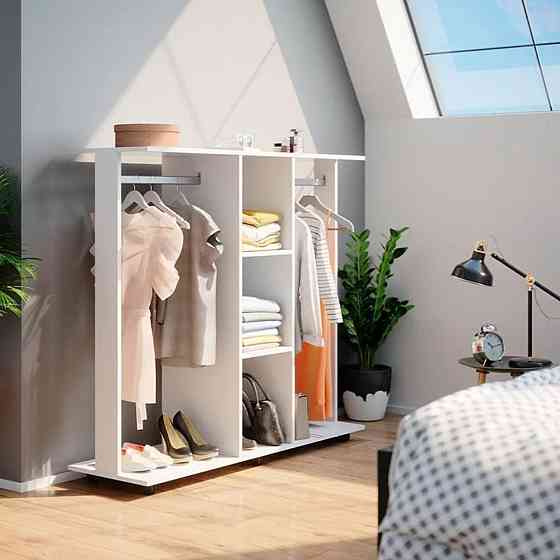 Гардеробная стойка Doros Д3 130х40,6х121 см Білий (DRS-011418) Львов