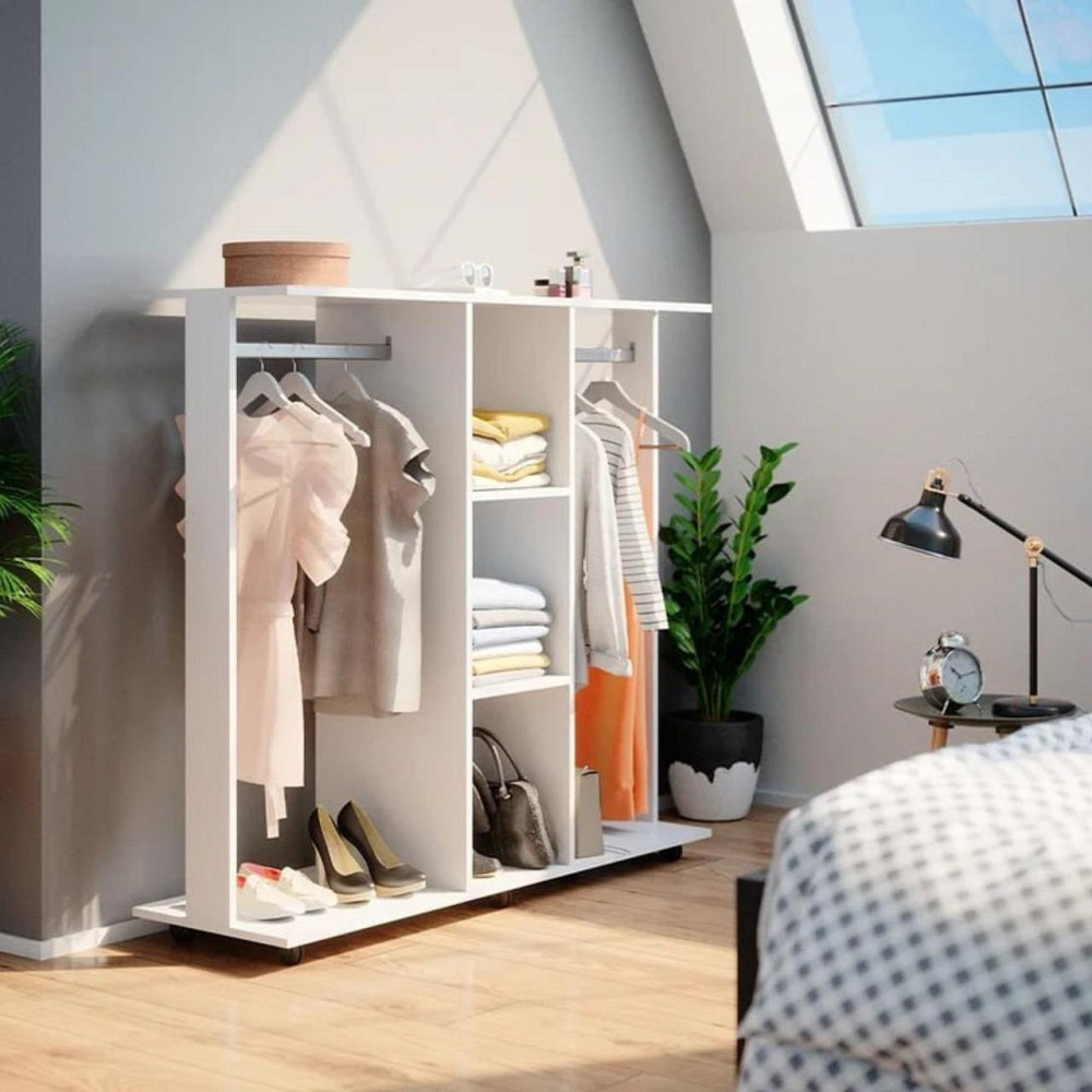 Гардеробная стойка Doros Д3 130х40,6х121 см Білий (DRS-011418) Львов - изображение 1