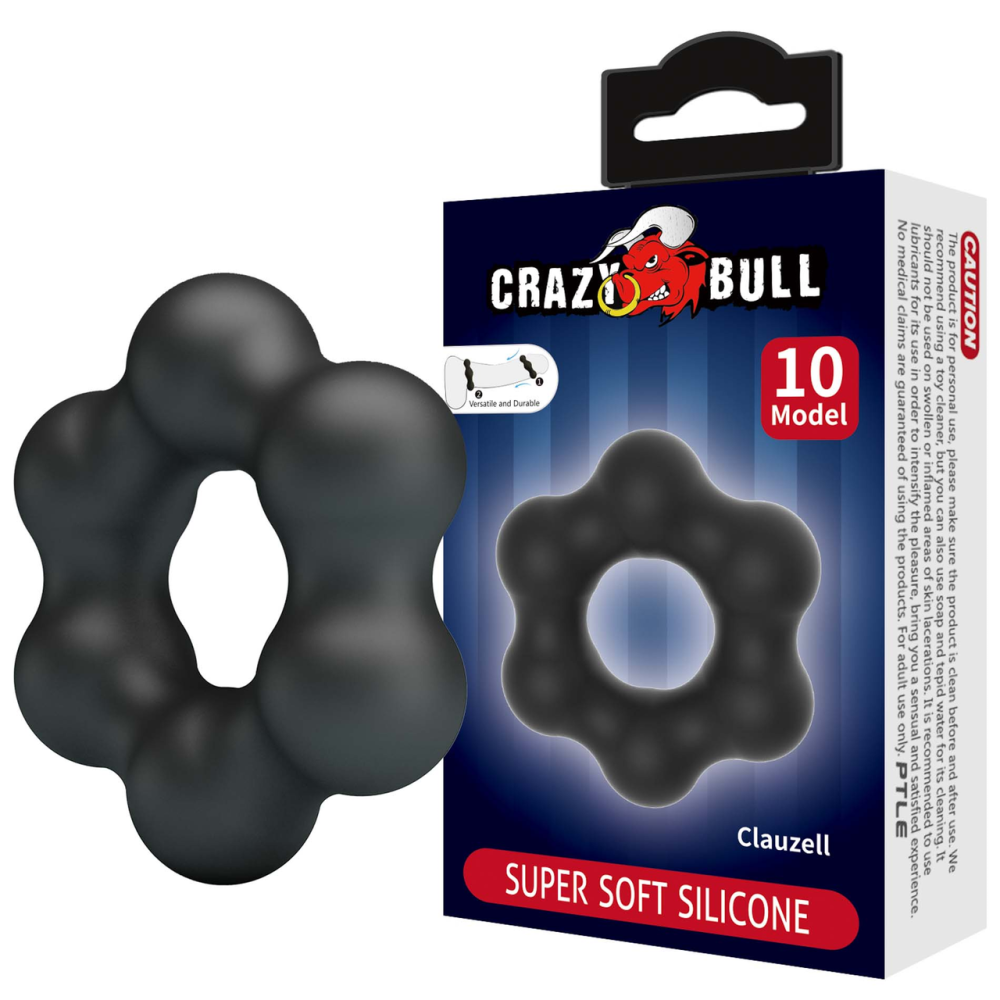 Эрекционное кольцо Crazy Bull №10 - CLAUZELL Super Soft, BI-210352 Sex Aura Киев - изображение 1