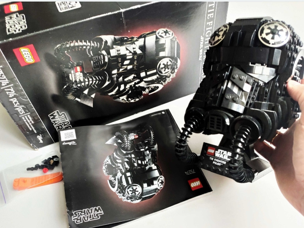 Hard to find! Lego Star Wars 75274 TIE Fighter Pilot Helmet шолом шлем. Київ - фото 1