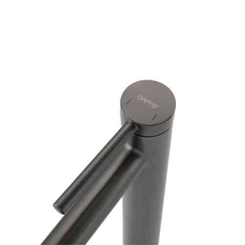 Змішувач для раковини високий Gappo G1006-29 графіт Київ