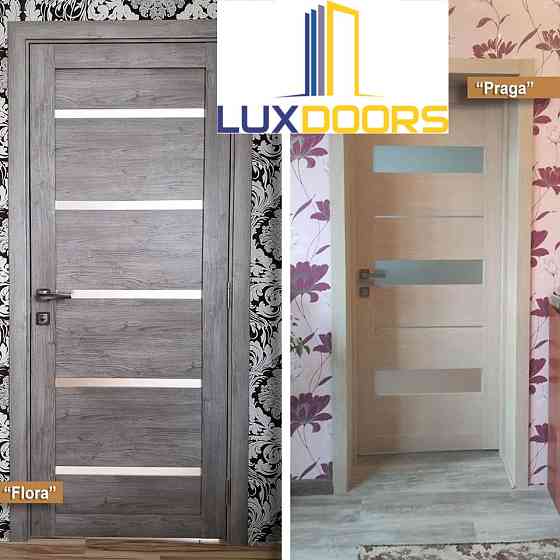 Двери FLORA Ясень Дымчастый Полотно, покрытие eco-tex Киев