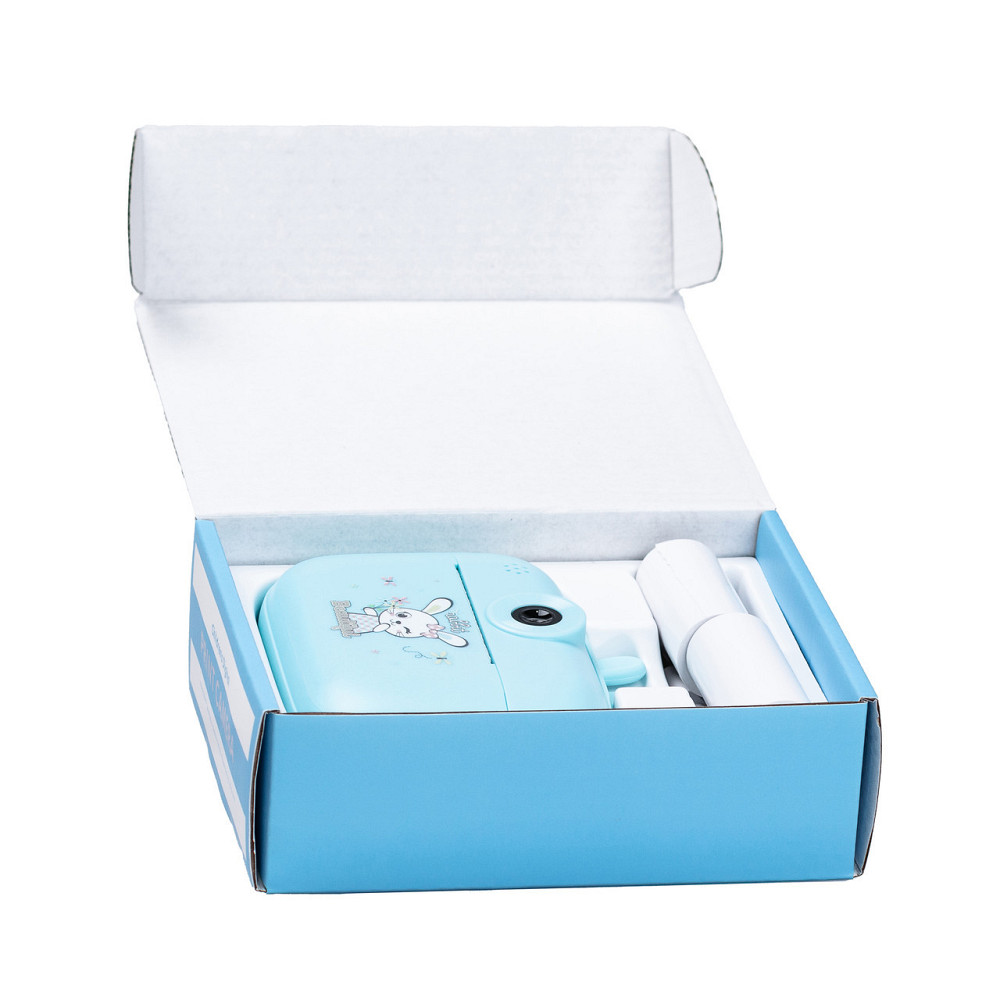 Дитяча фотокамера "Зайка" з миттєвим друком синя Київ - фото 3