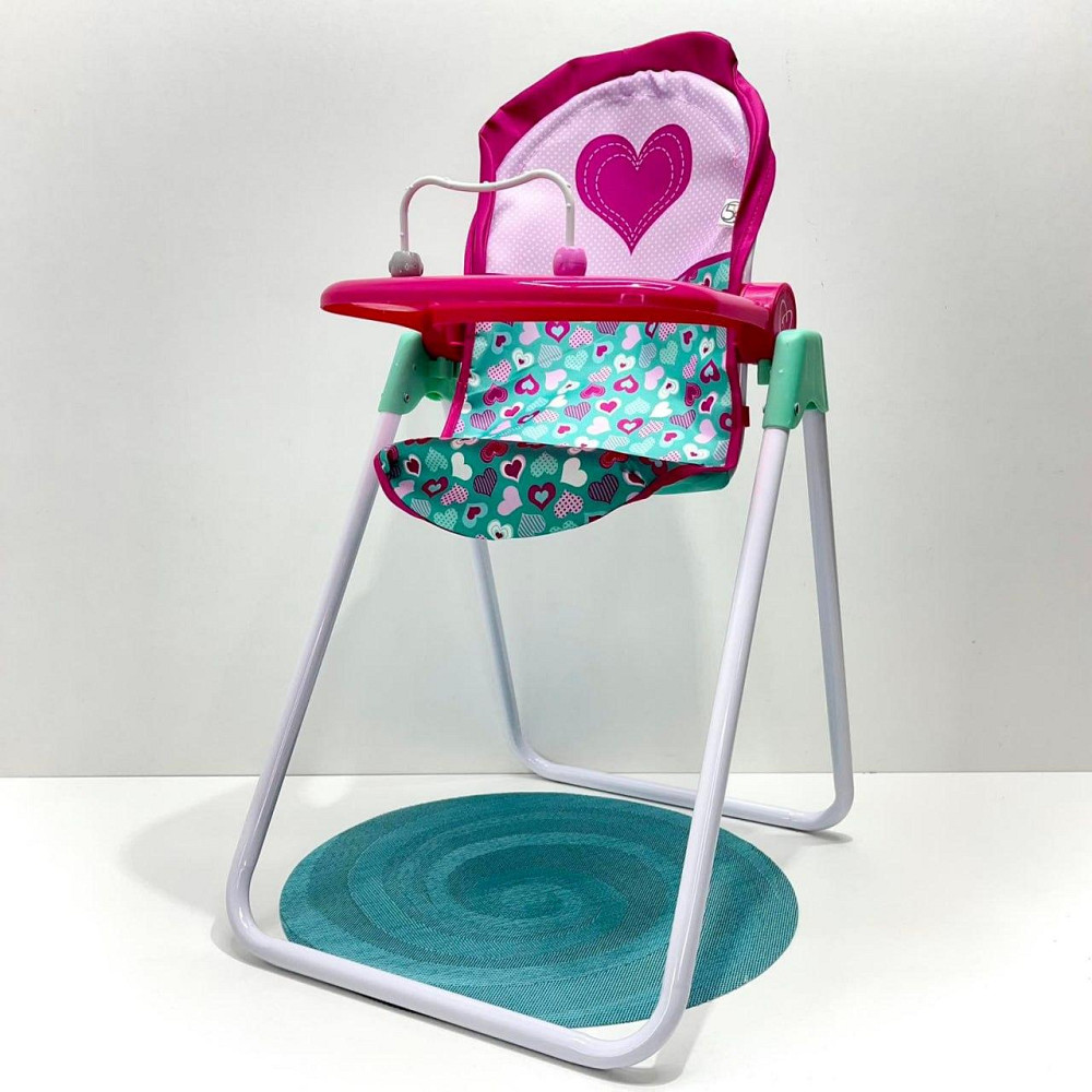 Ляльковий стільчик для годування ляльок FiVEoNiNE Рожевий (T771057) Чернигов - изображение 8