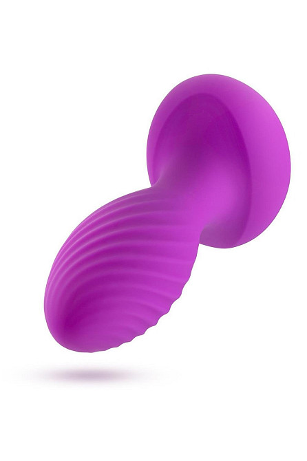 Анальный вибратор со стразом Blush Oh My Gem Charm Amethyst цвет фуксия Sex Aura Киев - изображение 3