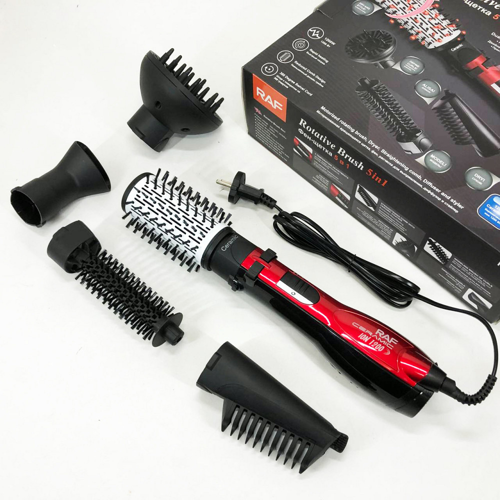 Фены стайлеры для волос, Профессиональный компактный фен, Расческа-выпрямитель для волос фен-щетка YS-26 Львов - изображение 20