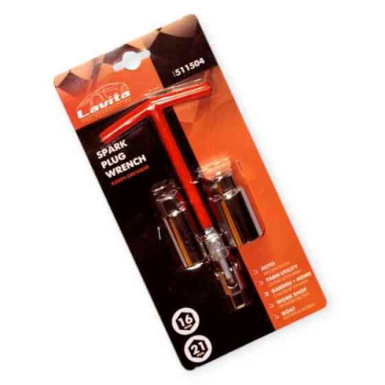 Ключ свечной 16/21 с карданчиком (две головки) Мукачево