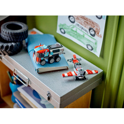 Конструктор LEGO Creator Бортовой грузовик с вертолетом 270 деталей (31146) Винница - изображение 7