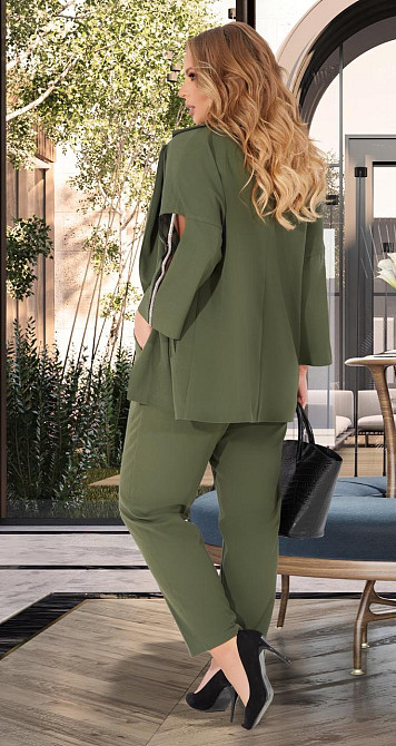 Стильний брючний костюм великого розміру (48) Київ - фото 6