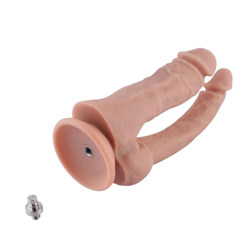 Подвійний фалоімітатор для секс-машин Hismith Double Penetrator, 7.46″, KlicLok та присоска Sex Aura Київ - фото 8
