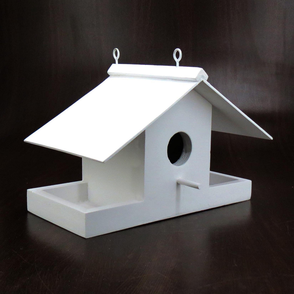 Кормушка со скворечником 