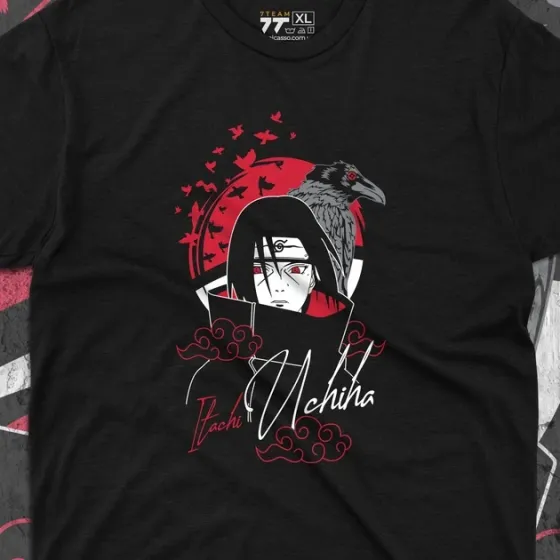 Футболка мужская с принтом Наруто Ітачі Учіха 5 Размер 48 Anime0302 Днепр
