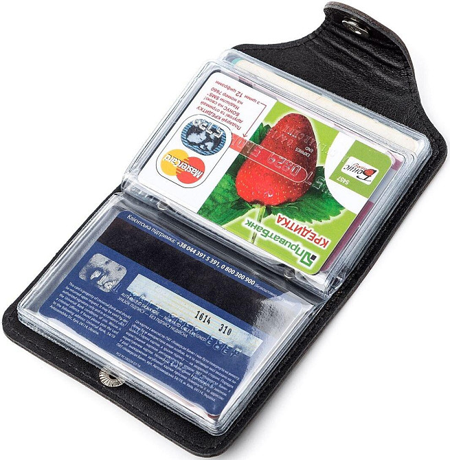 Холдер вертикальний шкіряний Коричневий (SHVIGEL) Київ - фото 3