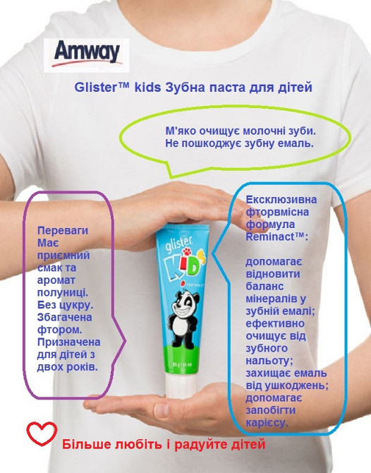 Glister™ kids Зубна паста для дітей Винница - изображение 2