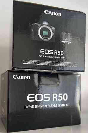 Фотоаппарат: Canon EOS R50 Kit RF-S 18-45mm. IS STM Black (5811C033). Харьков