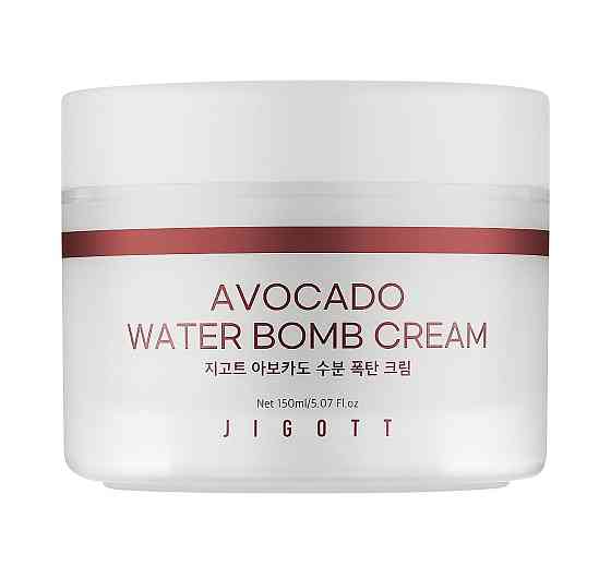 Зволожуючий крем для обличчя Авокадо Avocado Water Bomb Cream Jigott 150 мл Київ