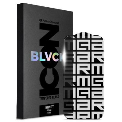 Скло захисне Armorstandart Infinity Black Icon 2.75D Apple iPhone 17 Air (ARM86413) Вінниця - фото 1