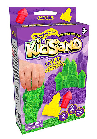 Набір креативної творчості "Кінетичний пісок"KidSand" коробка міні 200 г укр (16), шт Київ - фото 1