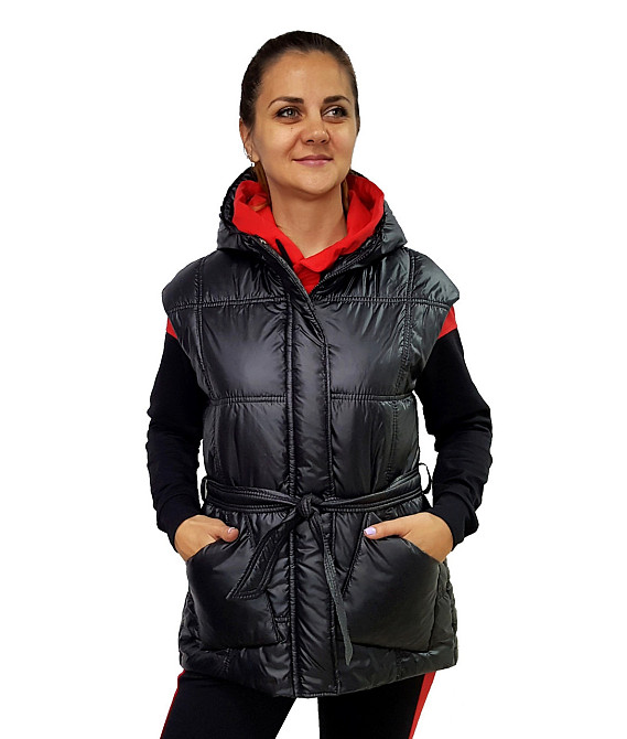 Женская безрукавка,удлиненная,Женский демисезонный жилет 42 Киев - изображение 1