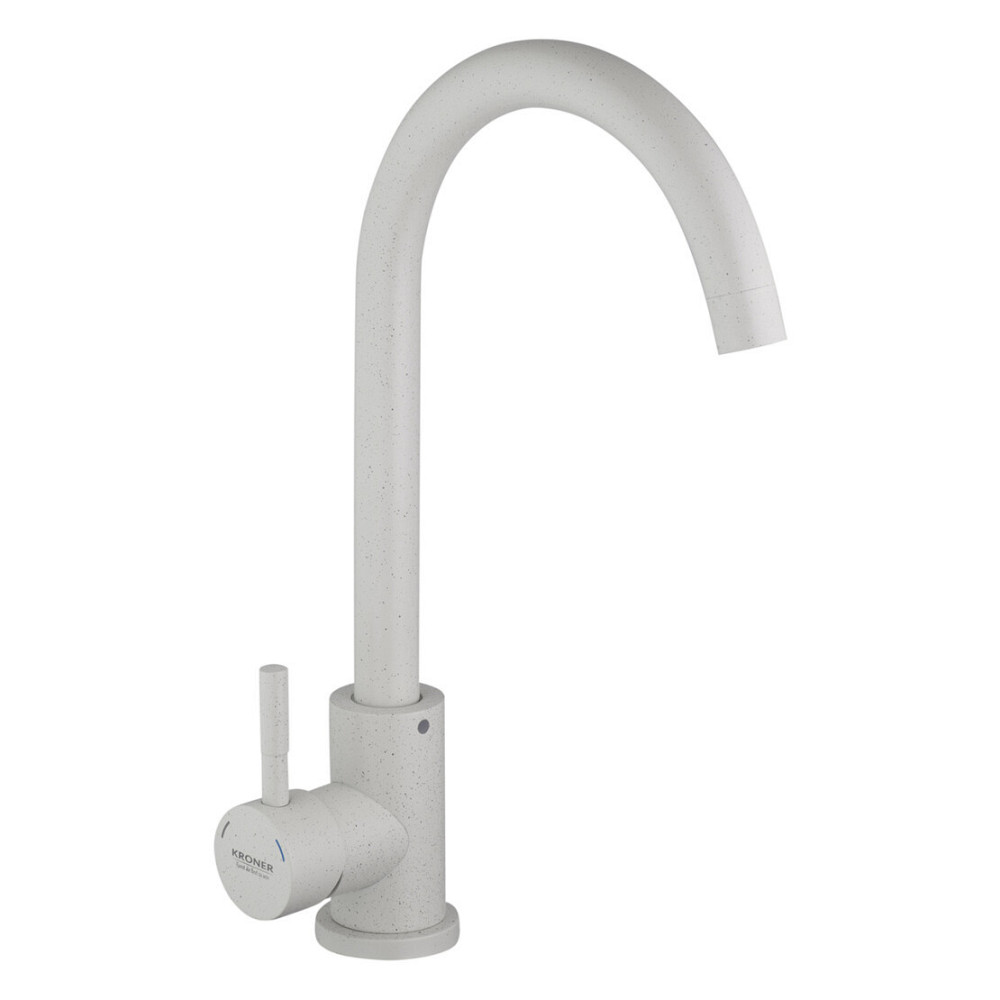 Змішувач для кухні Kroner KRP Edelstahl Klassisch - WEI035 білий Київ - фото 1
