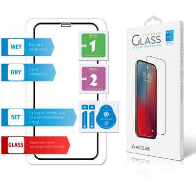 Скло захисне ACCLAB Full Glue Apple iPhone X/XS/11 Pro (1283126508189) Вінниця