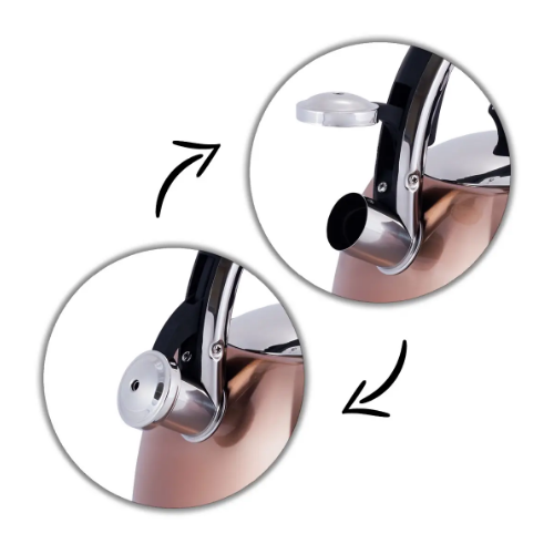 Чайник 3л нержавіюча сталь зі свистком 0697 KAMILLE Житомир - изображение 8