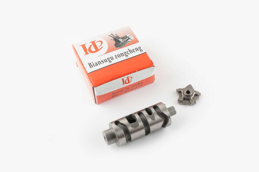 Копирный вал КПП мотоцикл 4T CB125/150 (+звезда) Мукачево - изображение 1