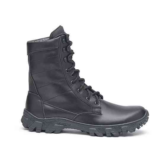 Тактичні берці чорного кольору, шкіряні, прошиті 43 (28,5), Чорний Харків